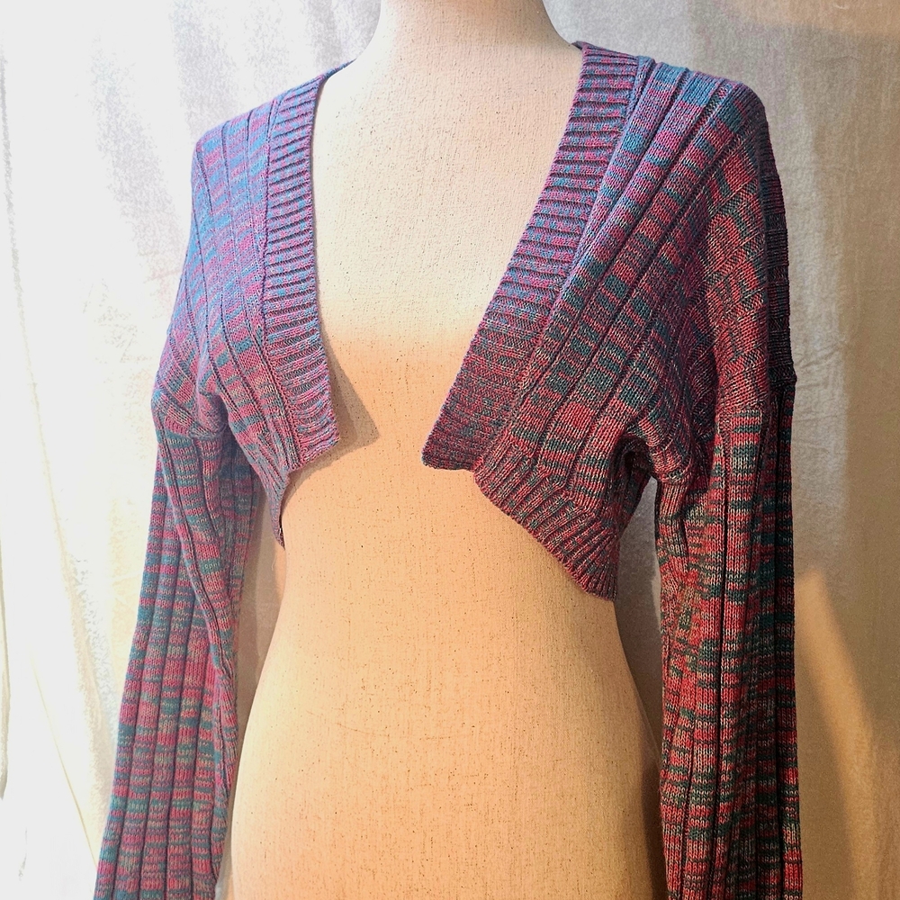 Wild Fable Vibrant Pink and Teal Cardigan - Picture 11 of 11